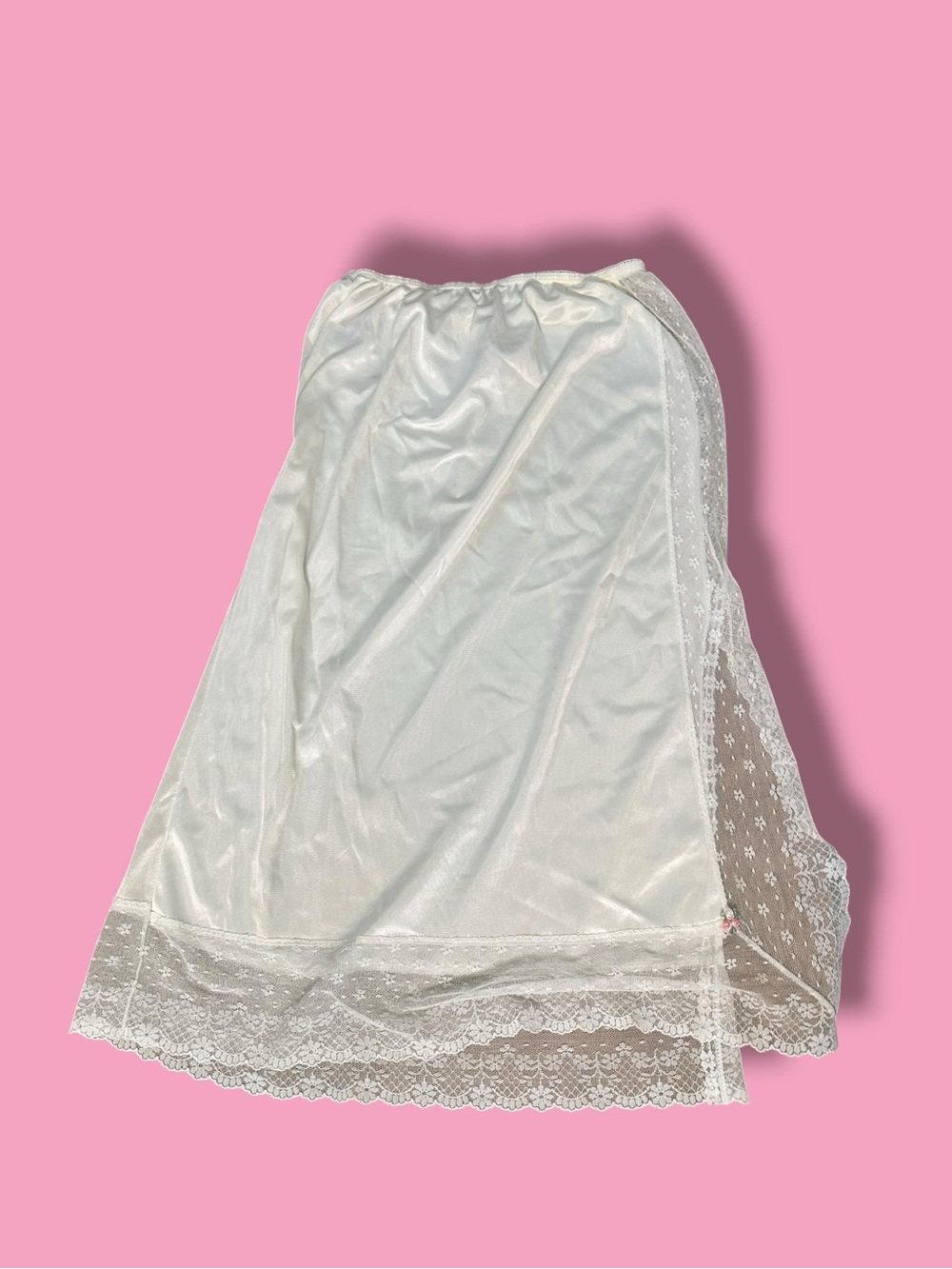 90’s Ashley Taylor White Lace Slip